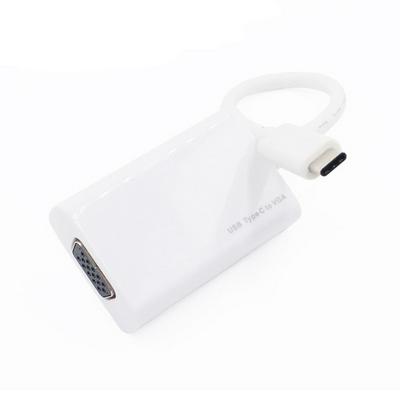 USB 3.1 Type-C to VGA Adapter Male to Female Converter Supports 1080p Video