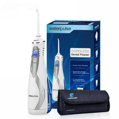 Waterpulse V400 Portable Teeth Whitening Wireless Oral Irrigator With Travel Case 240ml Rechargeable Battery Water Flosser Power Floss