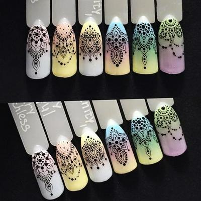 STZ501—STZ512 1 Set Water Transfer Sticker Nail Art Decals DIY Fashion Wraps Tips Manicure Tools
