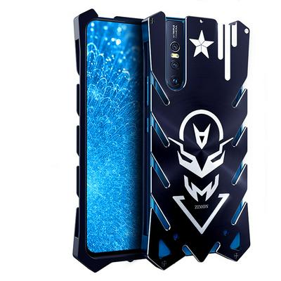 Luxury 3D Armor Anti-Scratch Hard Aluminum Alloy Metal Bumper Full Protective Back Cover Case for Vivo V15