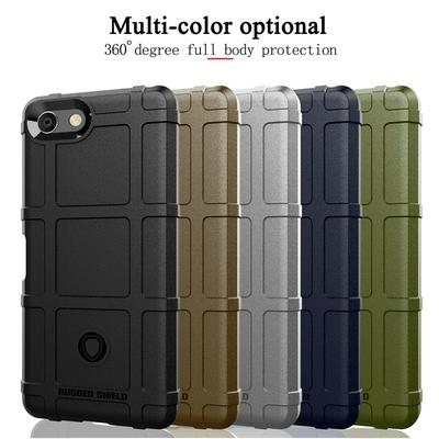 Anti-Fingerprint Anti-Slip Airbag Anti-Drop Heavy Armor Rugged Shield Matte TPU Back Cover Case for Sony Xperia ACE / Xperia XZ4 Compact