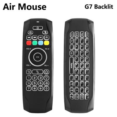 G7 Air Remote Mouse 2.4G Wireless Remote Keyboard with Colorful Backlit for Android Smart TV Box HTPC IPTV