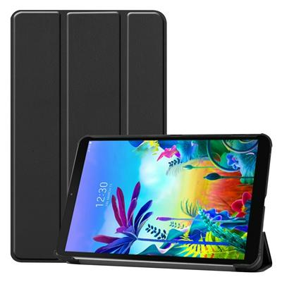 Custer Pattern PC + PU Leather with Trid-fold Stand Support Cover Case for Lenovo Tab M7 TB-7305