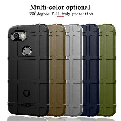 Anti-Fingerprint Anti-Slip Airbag Anti-Drop Heavy Armor Rugged Shield Matte TPU Back Cover Case for Google Pixel 3a