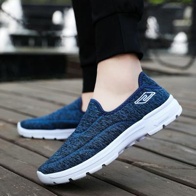 Men's Shoes Cloth Breathable Lazy Shoes Comfortable Casual Walking Sneakers