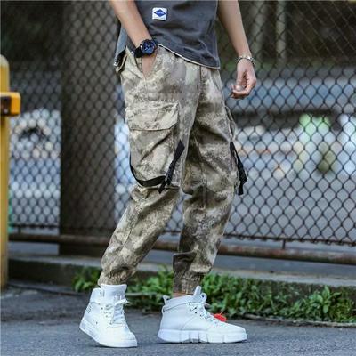 Men's Camouflage Cargo Pants Casual Loose Multi-pocket Pants