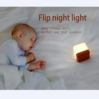 Creative Flip Timing LED Night Light Eye Protection Delay Sleep USB Charging Lamp