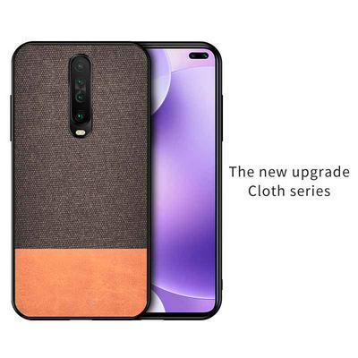 Shockproof Splicing PU + Cloth Protective Case for Xiaomi Redmi K30
