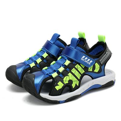 Boy's Flexible Sandals Sports Closed-toed Beach Summer Sandals - Blue