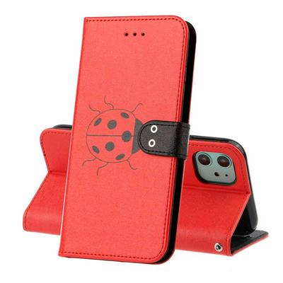 Silk Texture PU Leather + Soft TPU Card Slots with Stand Support and Wallet Protective Case for Apple iPhone 11(6.1) 