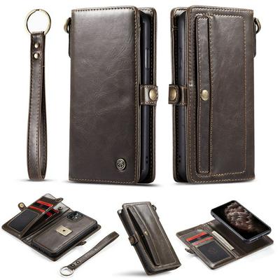 For iPhone 11(6.1) Qin Series Multifunctional Detachable Wallet Type Flip Leather Case with Card Slots