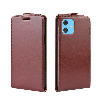 R64 Pattern Single Fold Edge Up and Down Vertical Flip PU Leather + Soft TPU with Card Slot and Magnetic Buckle Protective Case for Apple iPhone 11