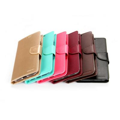 Mercury Bravo Diary Wallet Style Filp Card Slot and Stand TPU+ PU Leather Case for iPhone X / XS