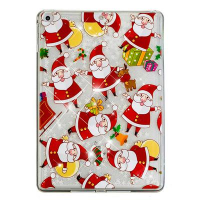 Quicksand Glitter Powder Anti-Scratch Shockproof Hard PC + Soft TPU Back Cover Protective Case for iPad Air / 5 / 6 / Air 2 / iPad 9.7 (2017) (2018)