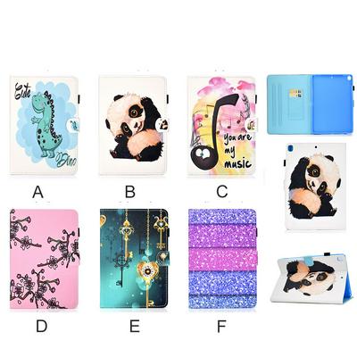 Wallet Tablet Case for iPad 10.2, Multiple Pattern Designs Shockproof Leather Tablet Cover with Card Slot