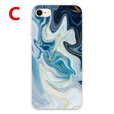 Colored Painting Lightweight Slim Shockproof Soft TPU Back Cover Protective Case for iPhone 7 / 8 / SE (2020)