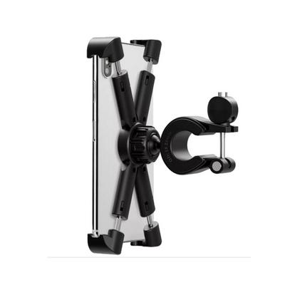 Aluminum alloy Bike Phone Holder Motorcycle Mobile Support 360 Rotatable Phone Stand for iPhone XR X Galaxy S10 Mount Holder