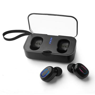 TI8S TWS V5.0 Bluetooth Earphone Headphones Stereo Music In-ear Mini Wireless Earphones with Charging Box 