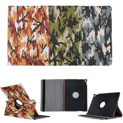 Camouflage Pattern Shockproof Side Flip PU Leather + Rotatable Hard PC with Stand Protective Case for iPad Mini 5 / 4 / Mini 2019