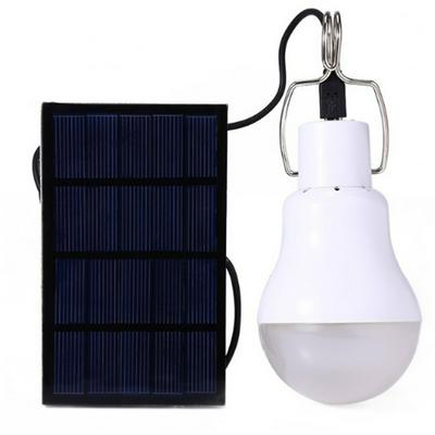 2019 New 15W 130LM Solar Lamp Powered Portable Led Bulb Light Solar Led Lighting Solar Panel for Camp Tent Night Fishing Light
