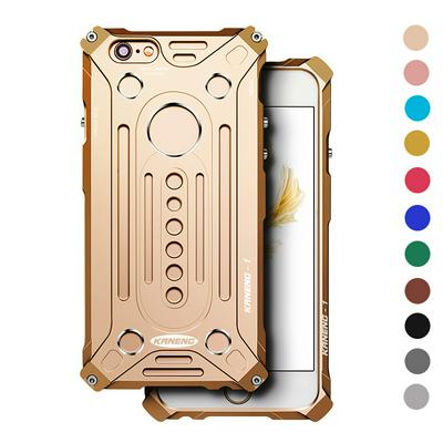 Ginmic Arbitrary Series Armor Detachable 2 in 1 Metal Aluminum Back Cover Case for iPhone 6 Plus / 6S Plus 