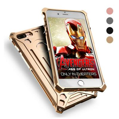 Ginmic Arbitrary Series Armor Detachable 2 in 1 Metal Aluminum Back Cover Case for iPhone 7 / 8