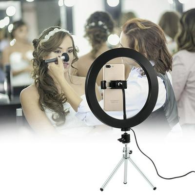 XWJ-1810B 10.23 Inch LED Ring Light Dimmable Light Kit with Tripod Stand for Video Filming Makeup