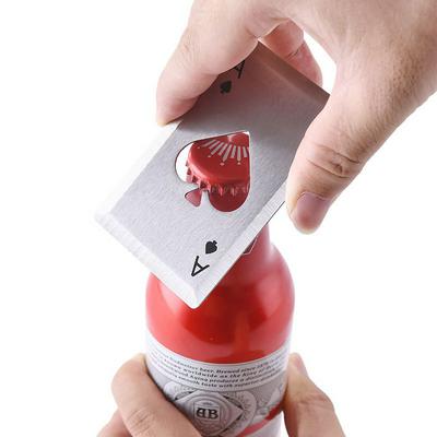 Bottle Beer Opener Poker Playing Card of Spades Soda Bottle Opener Bar Tools  