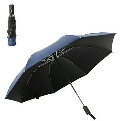 105cm Big Size 10 Backbone Branch One Hand Full Automaticlly Open Windproof Twice Folding Umbrella 