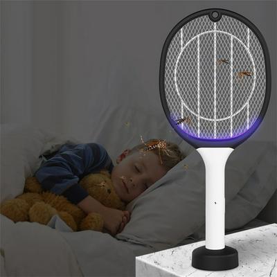 The New Household Mosquito Killer Physical Dual-purpose USB Rechargeable Electric Mosquito Swatter