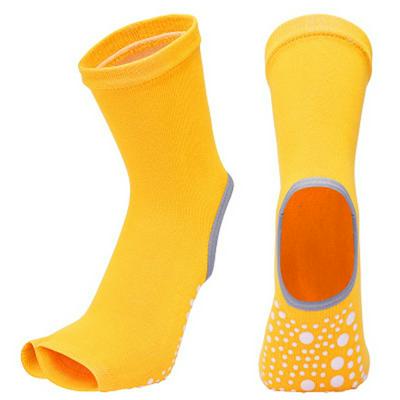 Hot Two Toe Yoga Socks Silicone Non Slip Quick-Dry Pilates Sock Foot Heel Cotton Ventilation Ballet Dance Sock for Women Fitnes