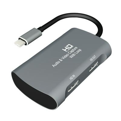 Type-C HDMI Video Capture Card 4K Sn USB3.0 Mic o Live Broad Stream