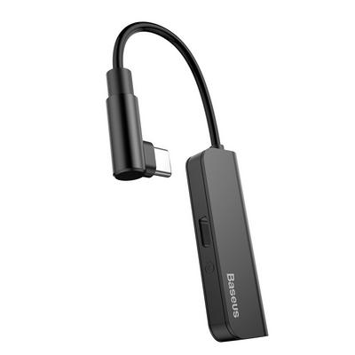 Baseus L53 18W USB Type-C to PD Type-C Quick Charge + 3.5mm Jack Aux Audio USB-C OTG Adapter for Xiaomi Samsung Huawei