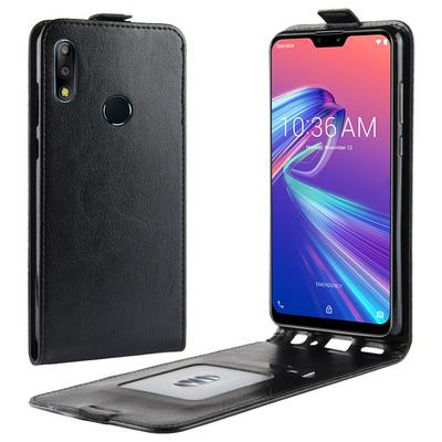 R64 Pattern Single Fold Edge Up and Down Vertical Flip PU Leather + Soft TPU with Card Slot and Magnetic Buckle Protective Case for Asus Zenfone Max Pro (M2) ZB631KL 