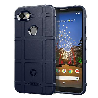 Anti-Fingerprint Anti-Slip Airbag Anti-Drop Heavy Armor Rugged Shield Matte TPU Back Cover Case for Google Pixel 3a