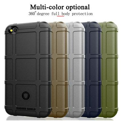 Rugged Shield Frosted Four Corners Airbag Design Non-Slip Soft TPU Back Cover Case for Xiaomi Redmi GO