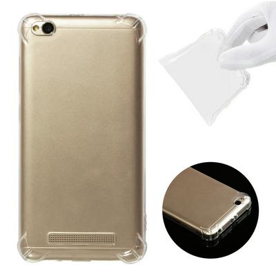 Shockproof Anti-Scratch Transparent Soft TPU Back Cover Case for Xiaomi Redmi 4A