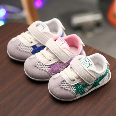 Unisex Toddler Shoes Mesh Upper Touch Fastener Shoes