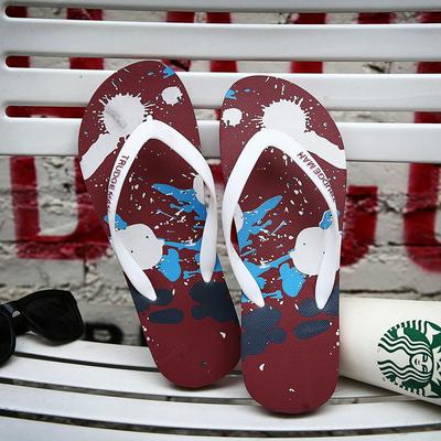 Beach Shoes Flip-flops Anti Slip Fashion Large Size Men's Universal Shoes Wear-resistant Flip Flops Slippers