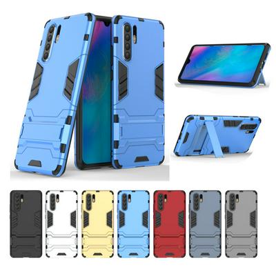 Armor 2 in 1 Detachable Shockproof Anti-Scratch Hard PC + Soft TPU with Stand Protective Case for Huawei P30 Pro