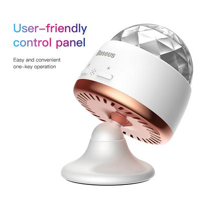 BASEUS Rotary Voice Control DJ Outdoor Flash Laser Car Crystal Magic Ball Light 