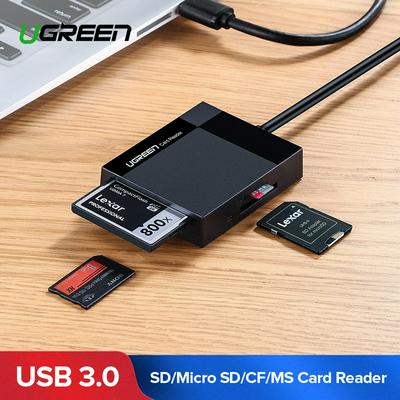 USB 3.0 All in One SD / Micro SD / TF / CF / MS Compact Flash Smart Memory Card Adapter Type -C SD Card Reader