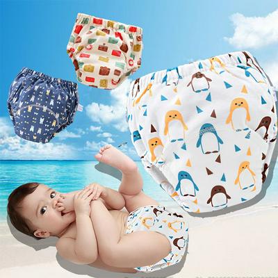 6 Layer Cotton Training Underwear Pants Baby Cloth Baby Diaper Waterproof Reusable Diapers