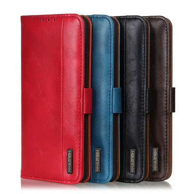 For Honor 10X Lite Cow Print Leather Case Shockproof Flip Wallet with Card Holders & Stand Function
