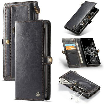 For Samsung Galaxy S20 Ultra Qin Series Multifunctional Detachable Wallet Type Flip Leather Case with Card Slots