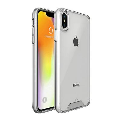 Transparent Space Shell Anti-drop Soft TPU+PC Back Cover Mobile Phone Protective Case for iPhone Xs Max 6.5