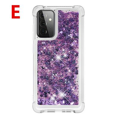 Stylish Quicksand Scratch Proof and Drop Resistant Soft TPU Back Cover Phone Case for Samsung Galaxy A72 5G
