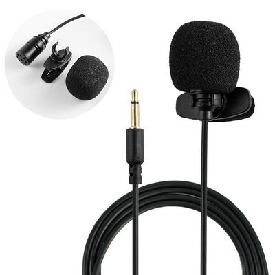 Lavalier Mini Microphone Outdoor Live Recording K Song Noise Reduction Amplifier Condenser Teaching Wired Microfon for Pc Laptop 
