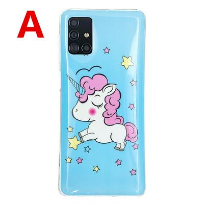 Color Painted Luminous Pattern Anti-fall Shockproof Soft TPU Back Cover Phone Case for Samsung Galaxy M51