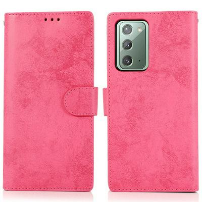 Retro Two-in-one Split Strong Magnetic Anti-fall Shockproof PU Leather Wallet Phone Case with Card Slots for Samsung Galaxy Note20